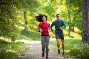 jogging